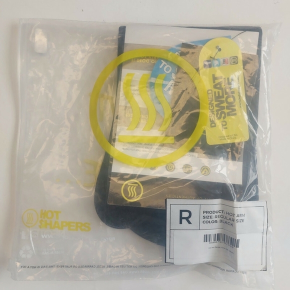 Hot Shapers Hot Arms Womens Size Regular Adjustable Shape Trim Arms Black - Picture 9 of 11